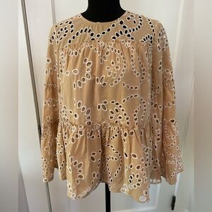 Tuckernuck Eloise eyelet blouse